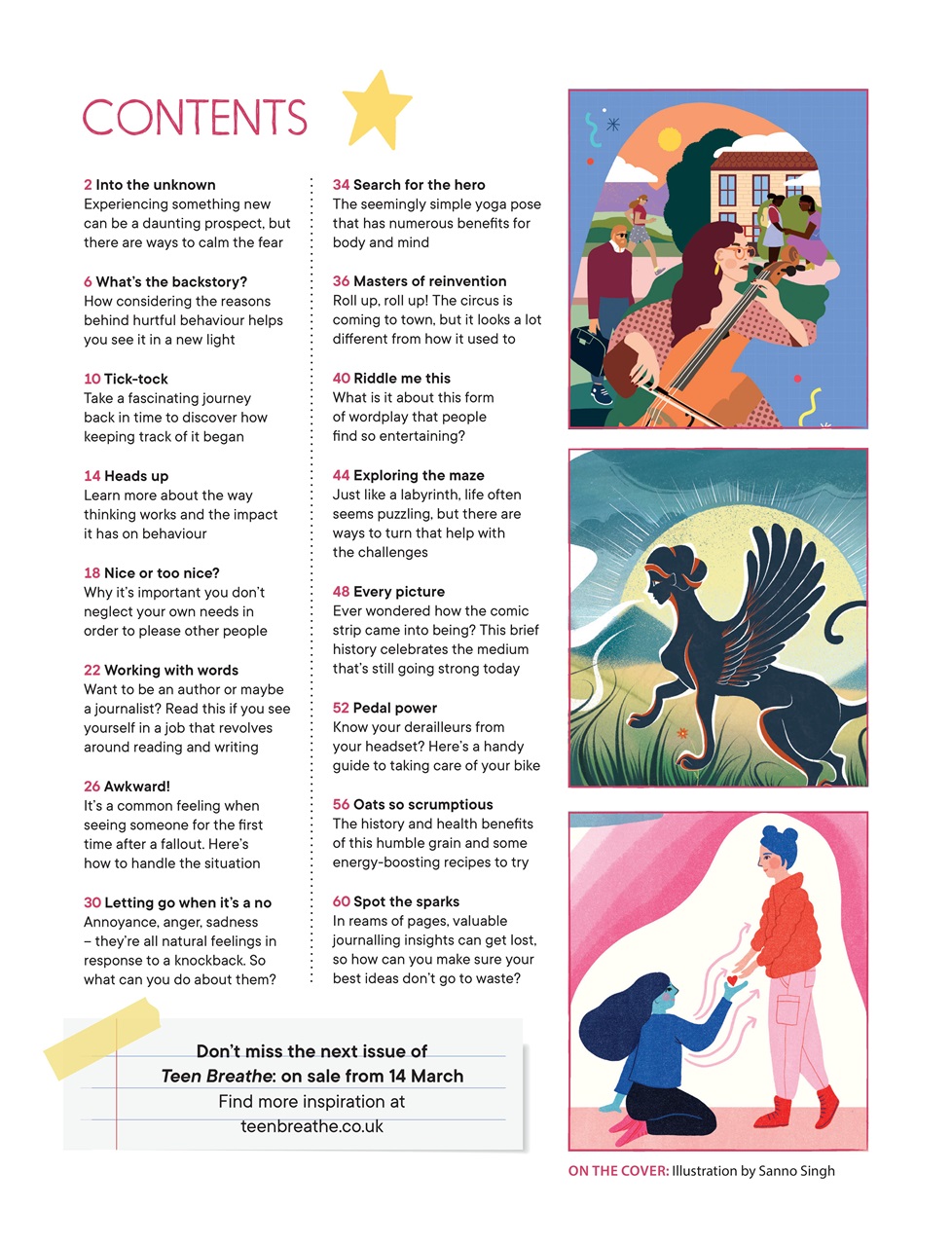 Teen Breathe Preview Pages