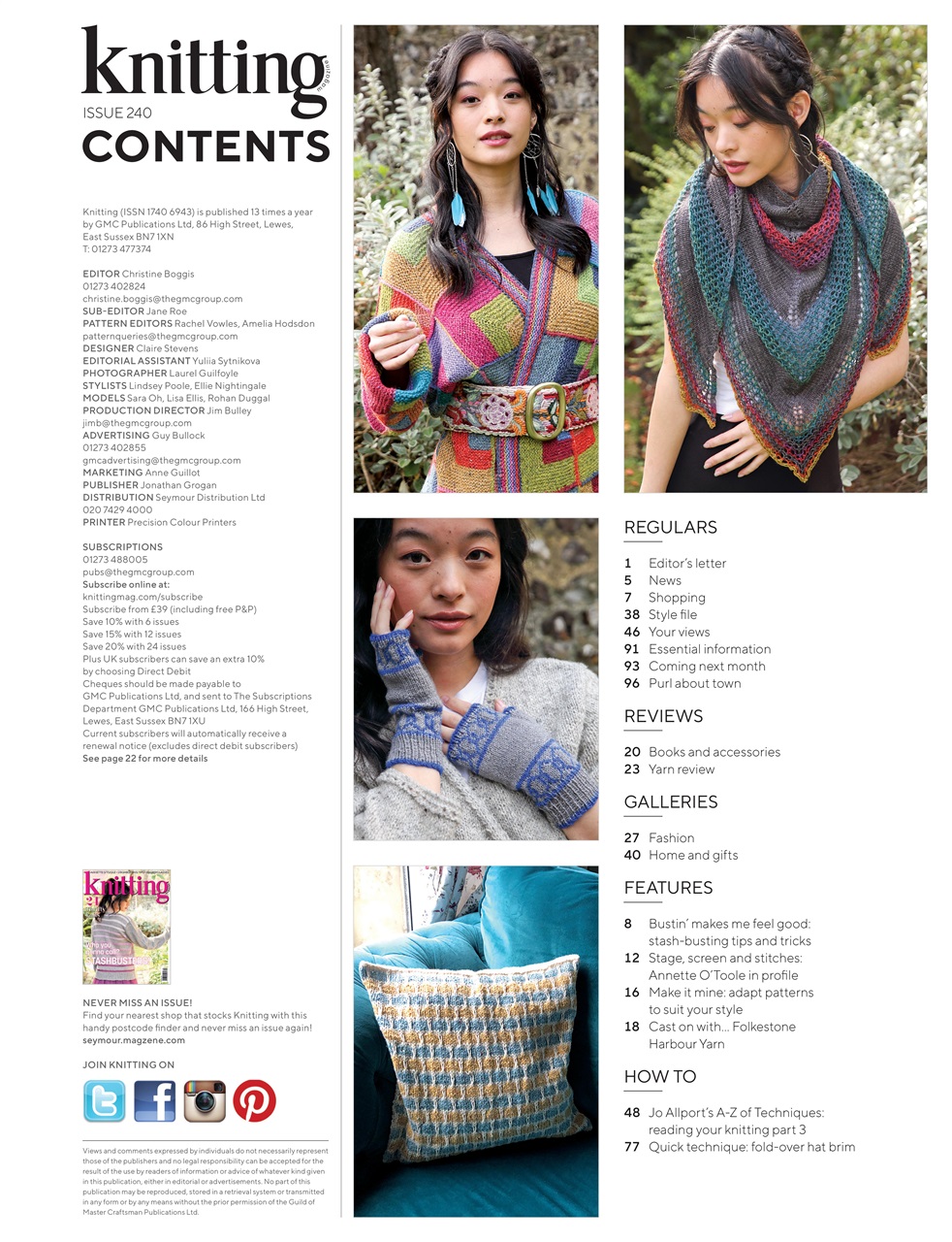 Knitting Preview Pages