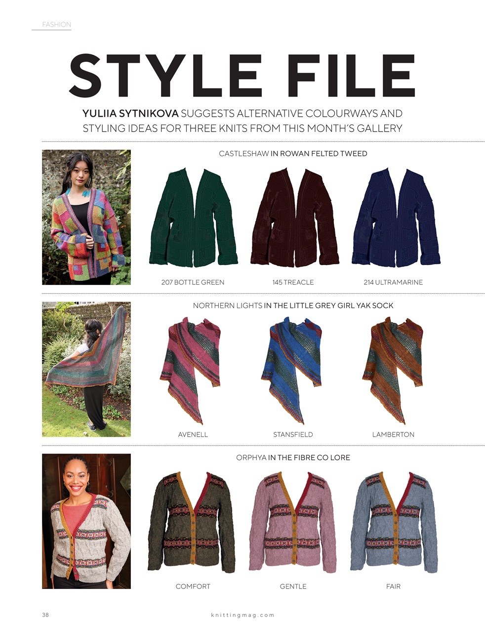 Knitting Preview Pages