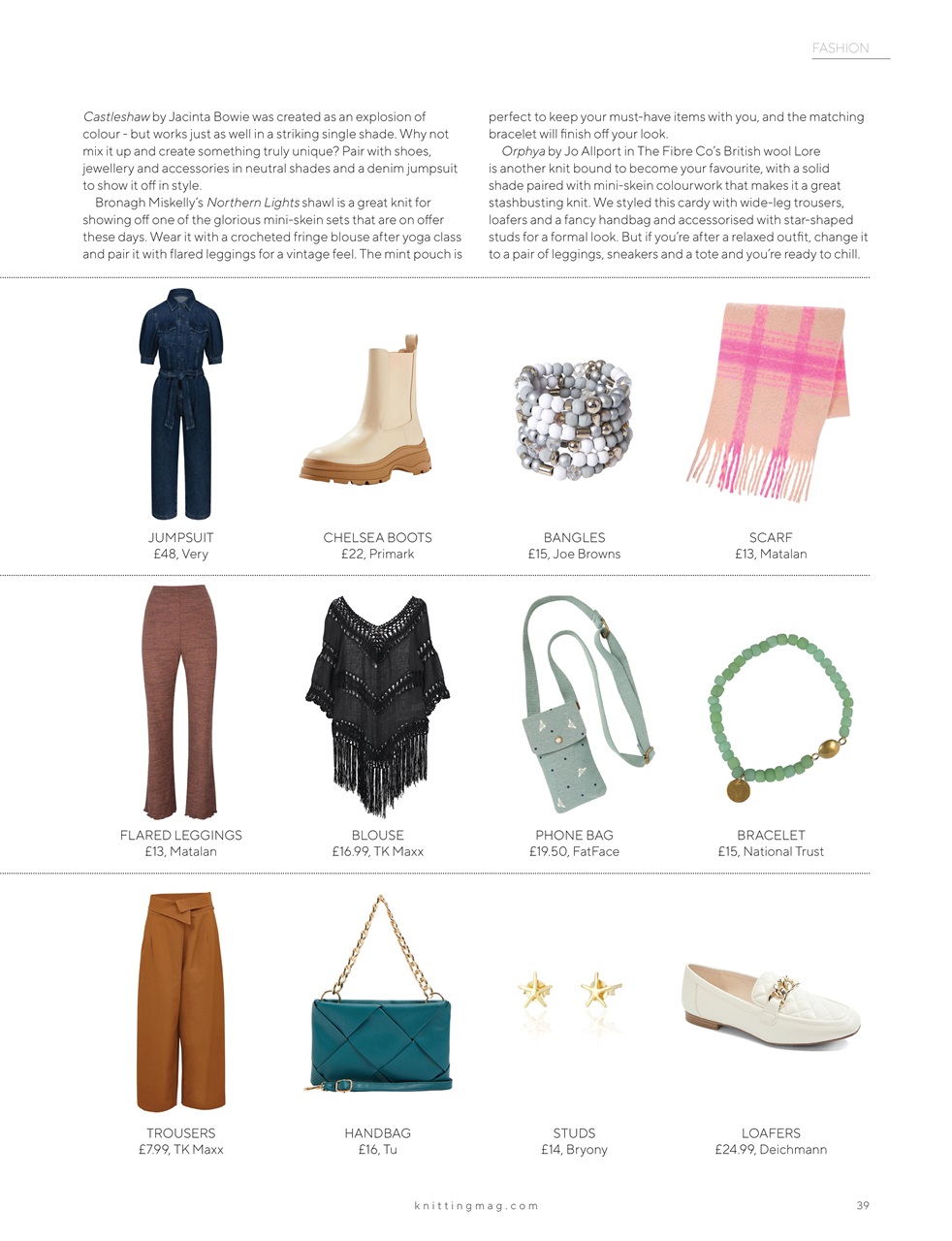 Knitting Preview Pages