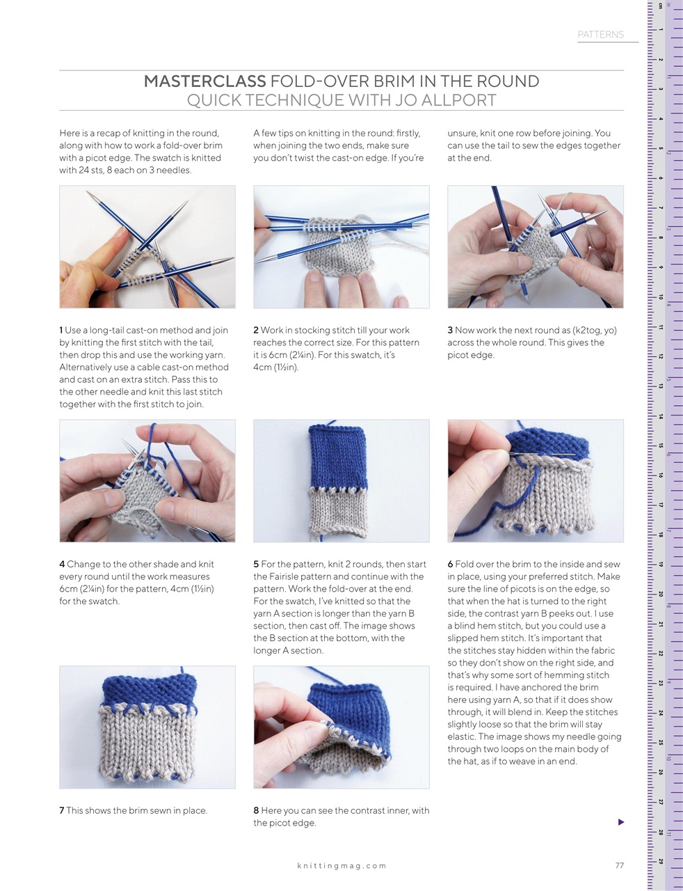 Knitting Preview Pages