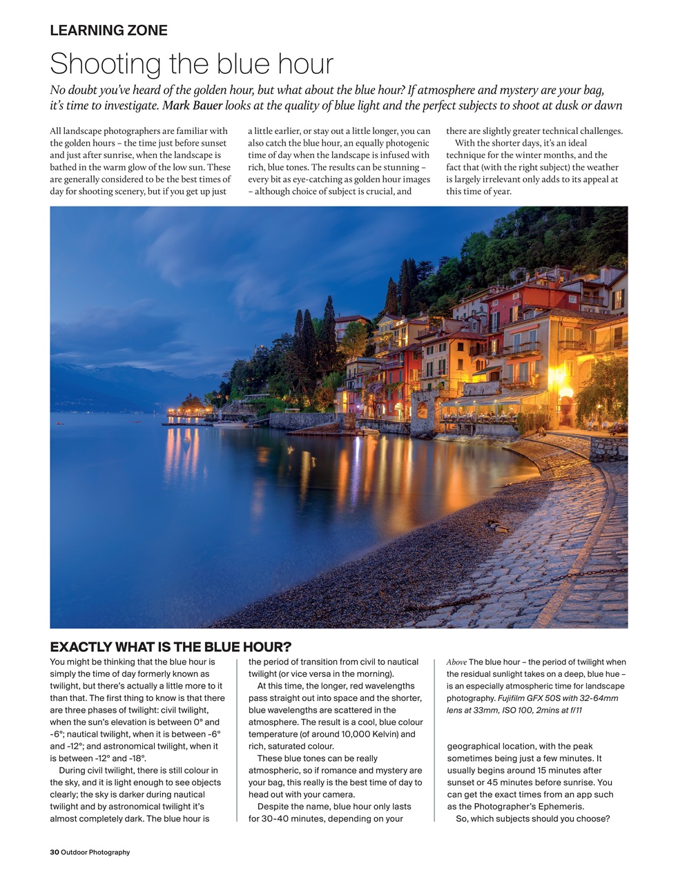 Outdoor Photography Preview Pages