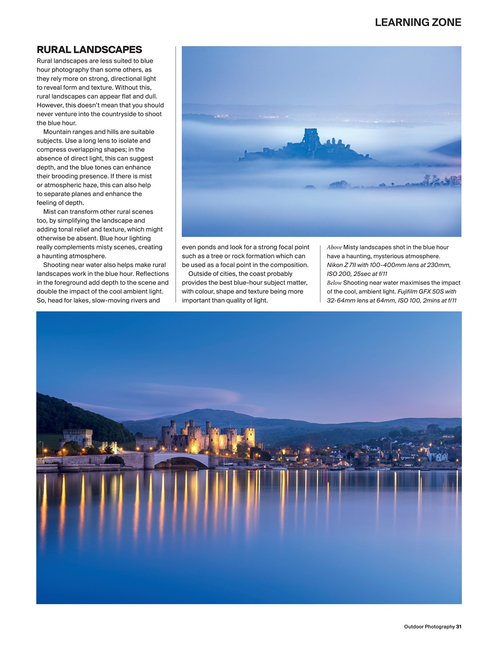 Outdoor Photography Preview Pages