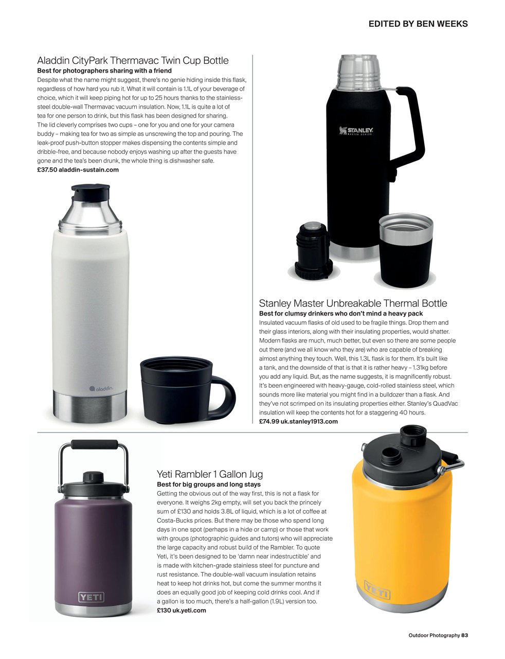 Outdoor Photography Preview Pages
