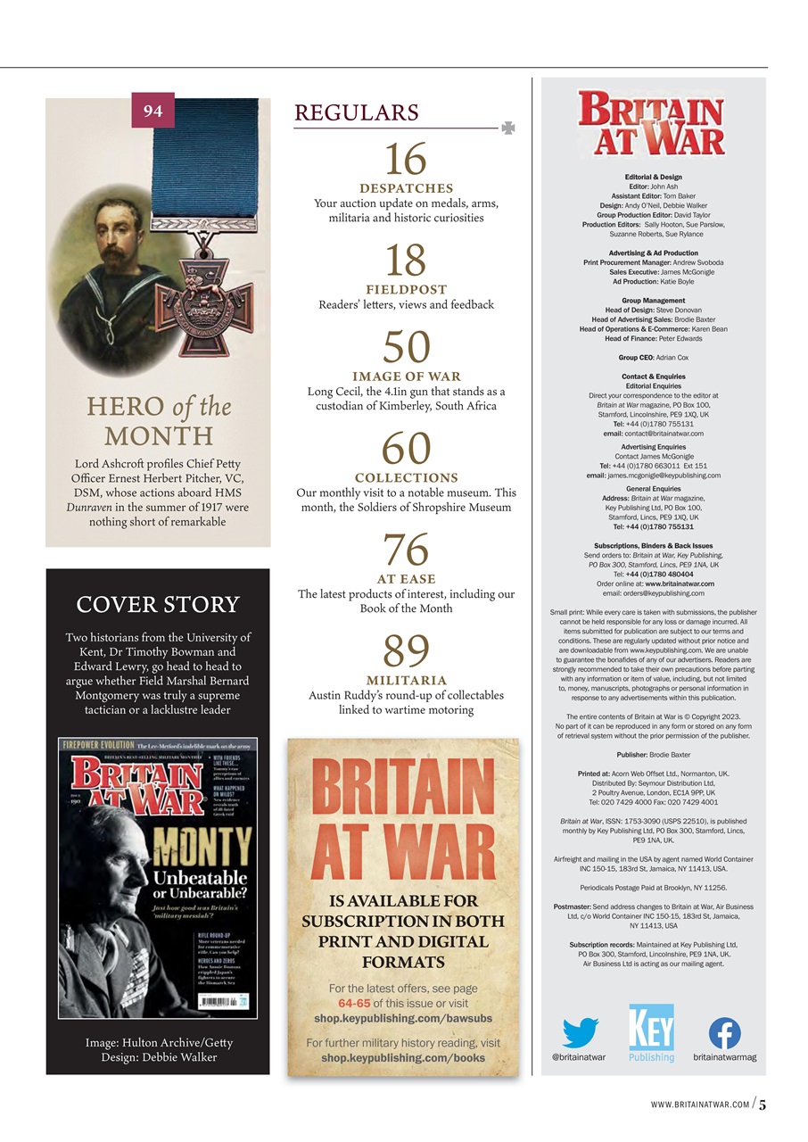 Britain at War Magazine Preview Pages