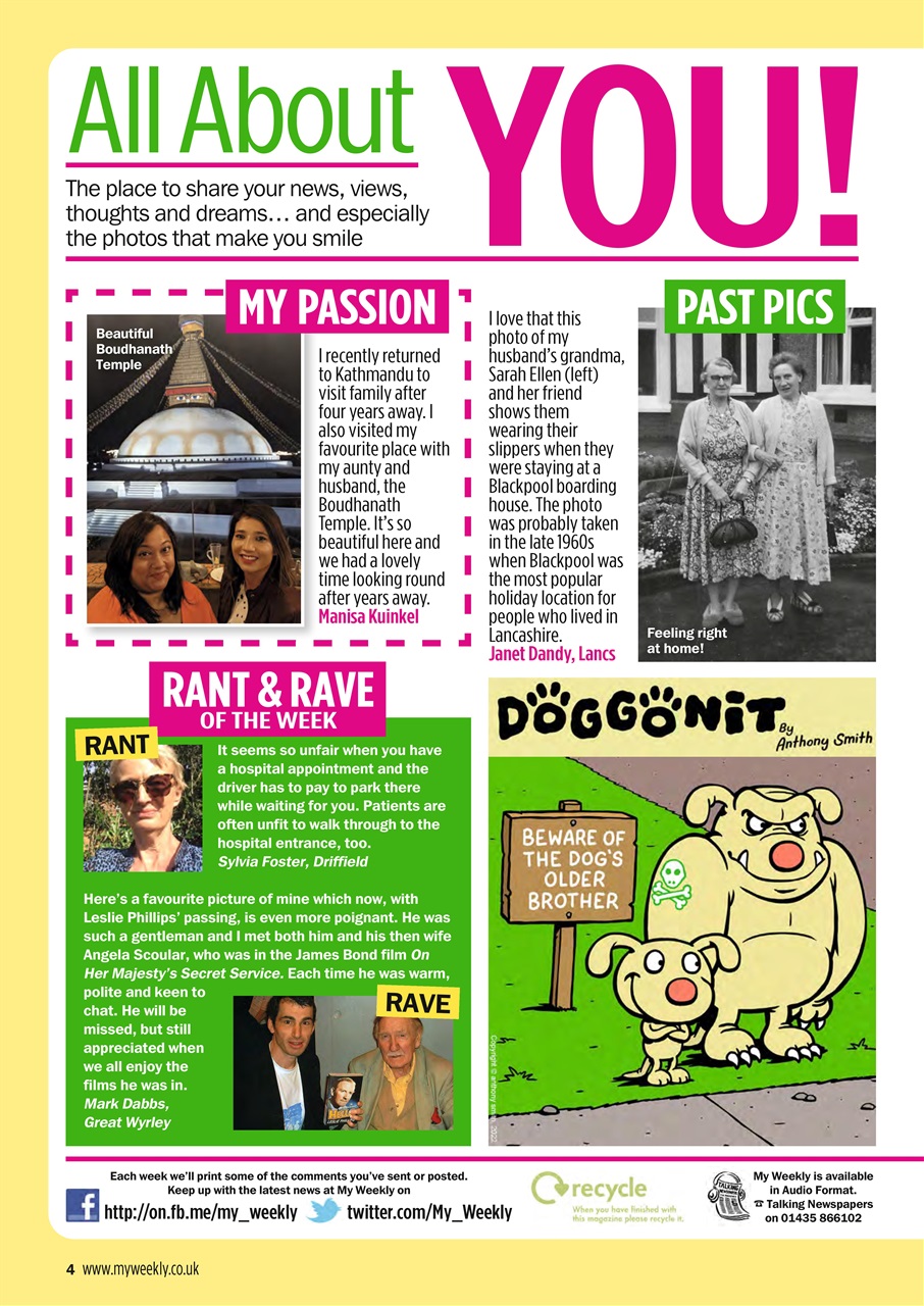 My Weekly Preview Pages