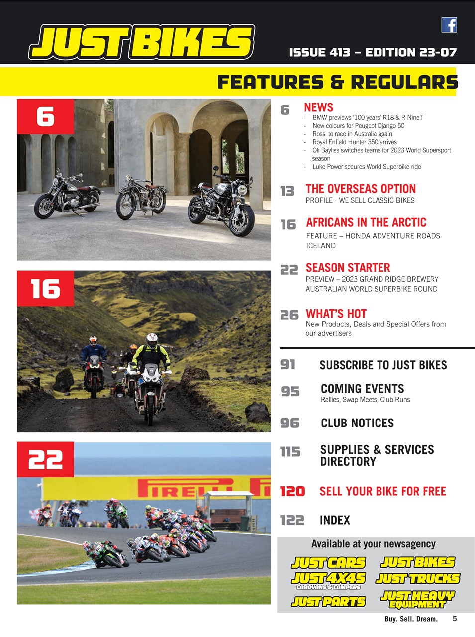 JUST BIKES Preview Pages