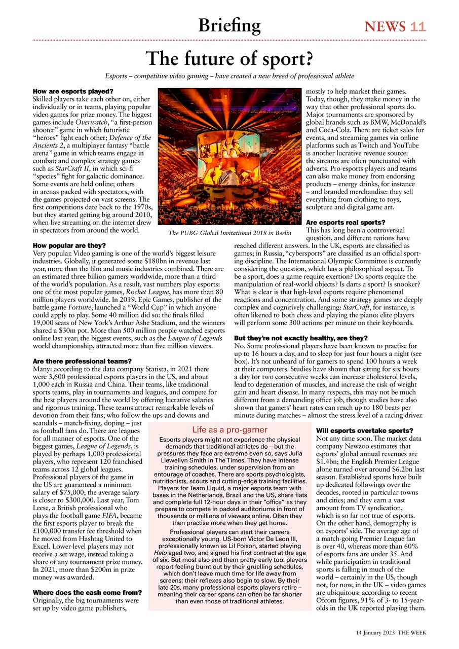 The Week Preview Pages