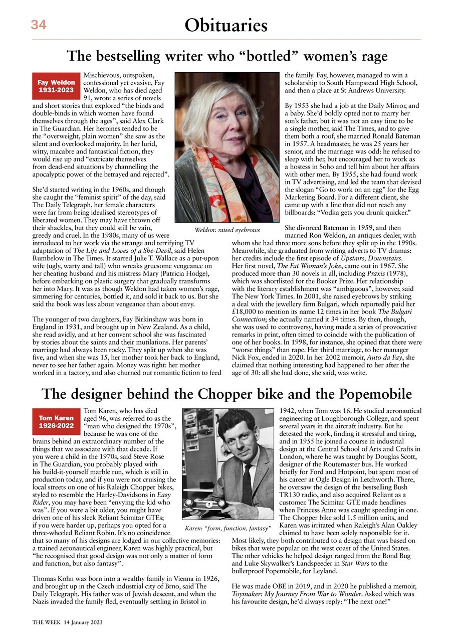 The Week Preview Pages