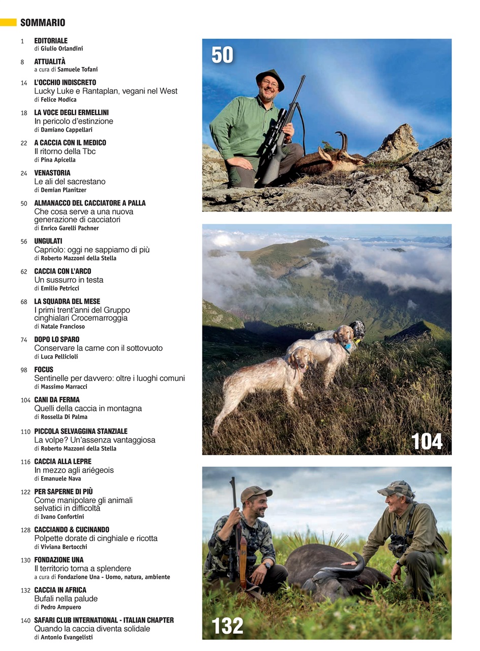 Caccia Magazine Preview Pages