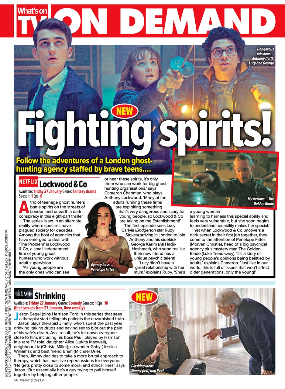 What's on TV Preview Pages