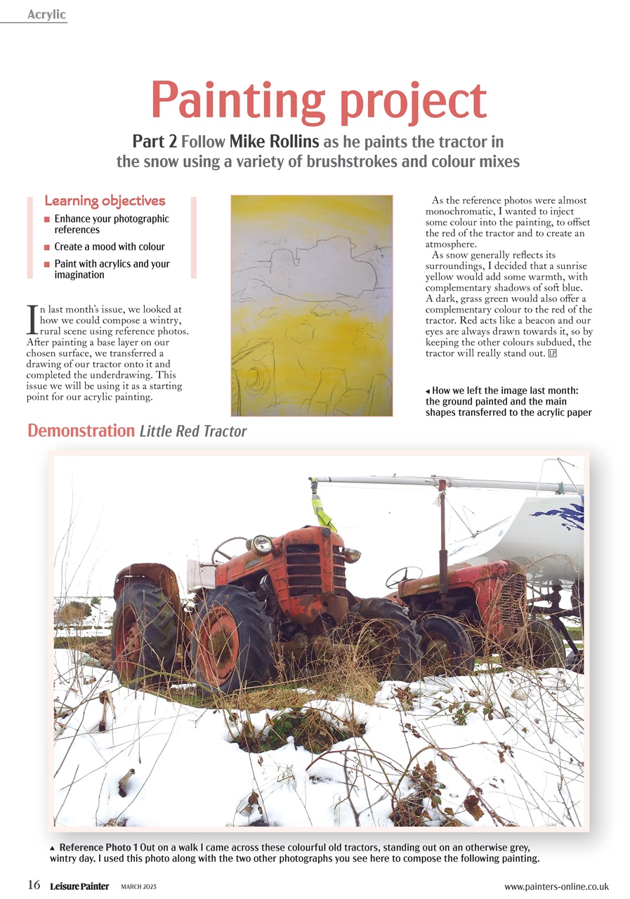 Leisure Painter & The Artist Preview Pages