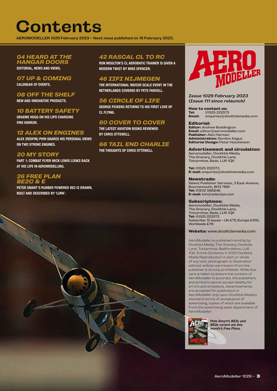 AeroModeller Preview Pages