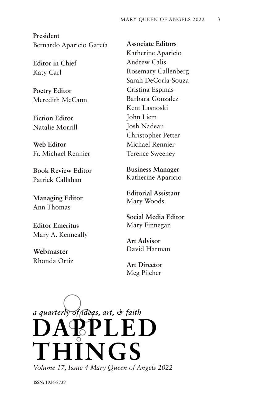 Dappled Things Preview Pages