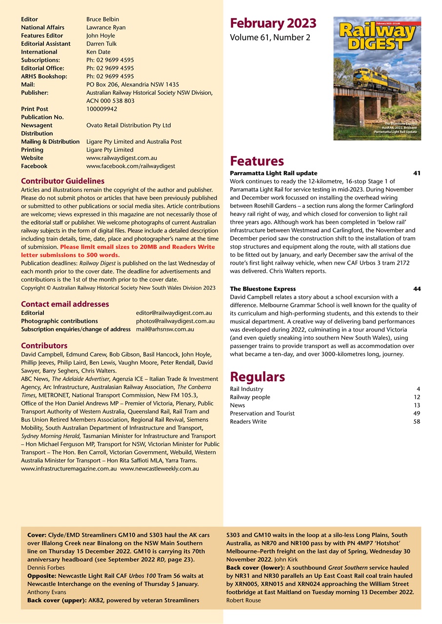 Railway Digest Preview Pages