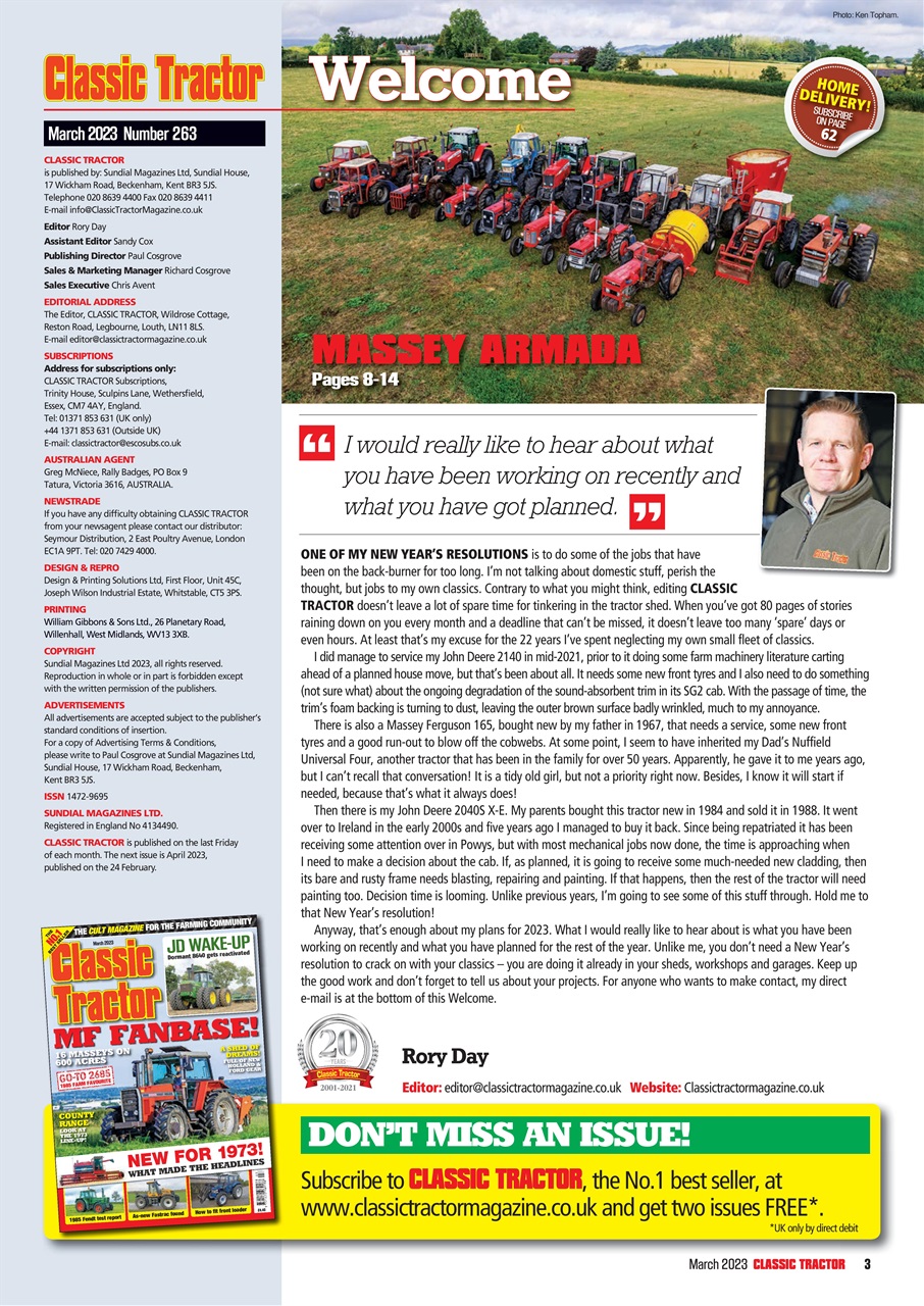 Classic Tractor Preview Pages