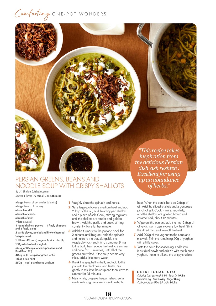 Vegan Food & Living Magazine Preview Pages