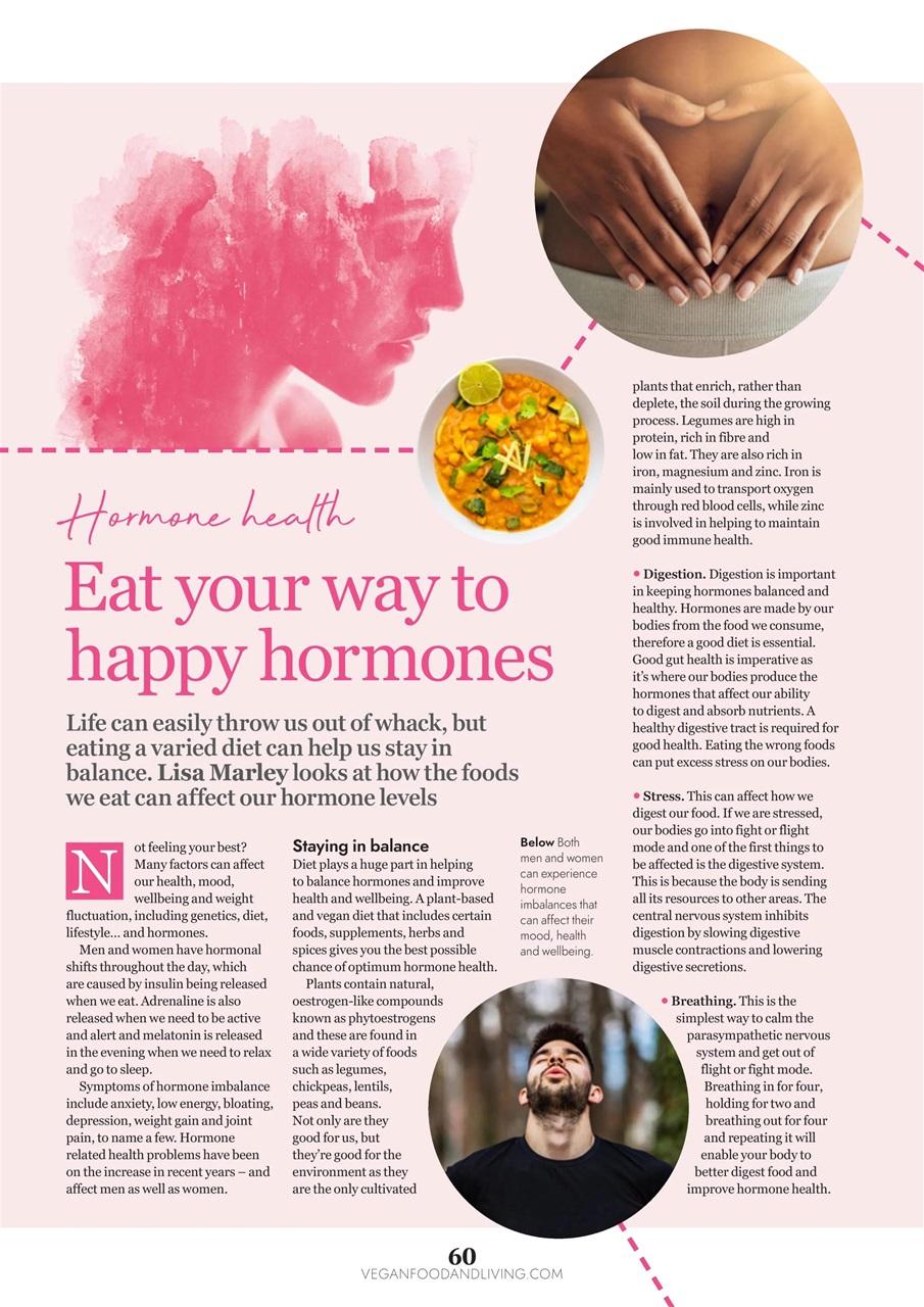 Vegan Food & Living Magazine Preview Pages