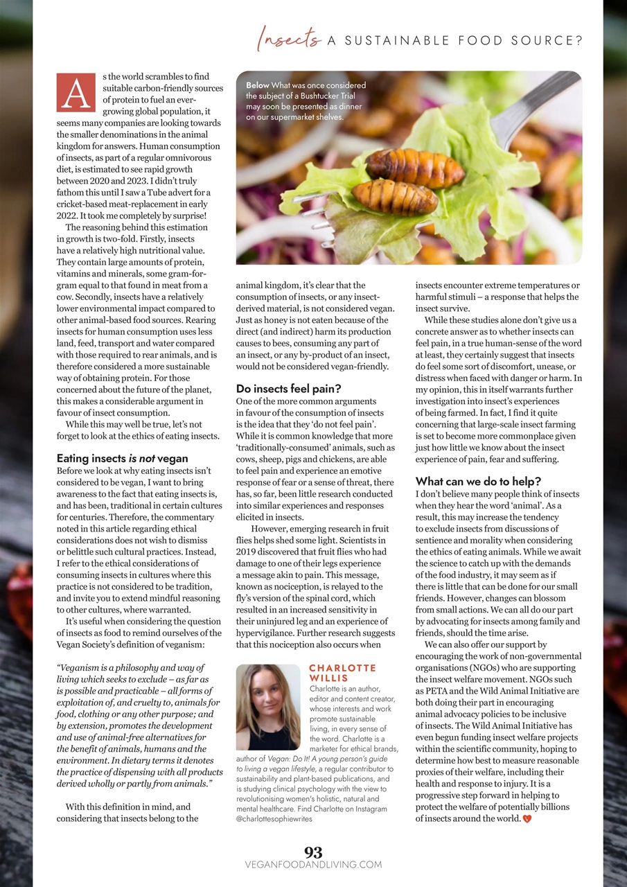 Vegan Food & Living Magazine Preview Pages