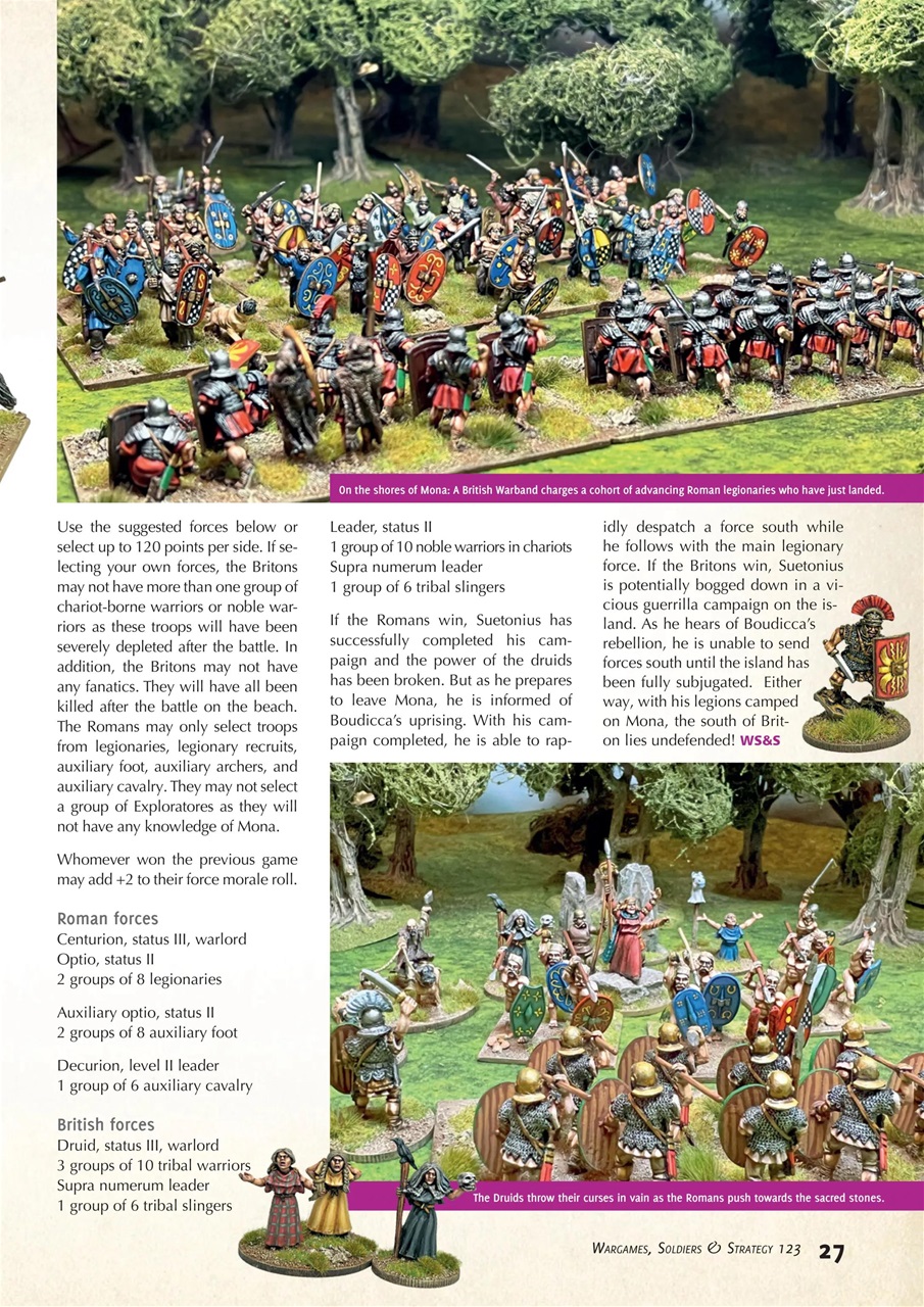 Wargames, Soldiers & Strategy Preview Pages