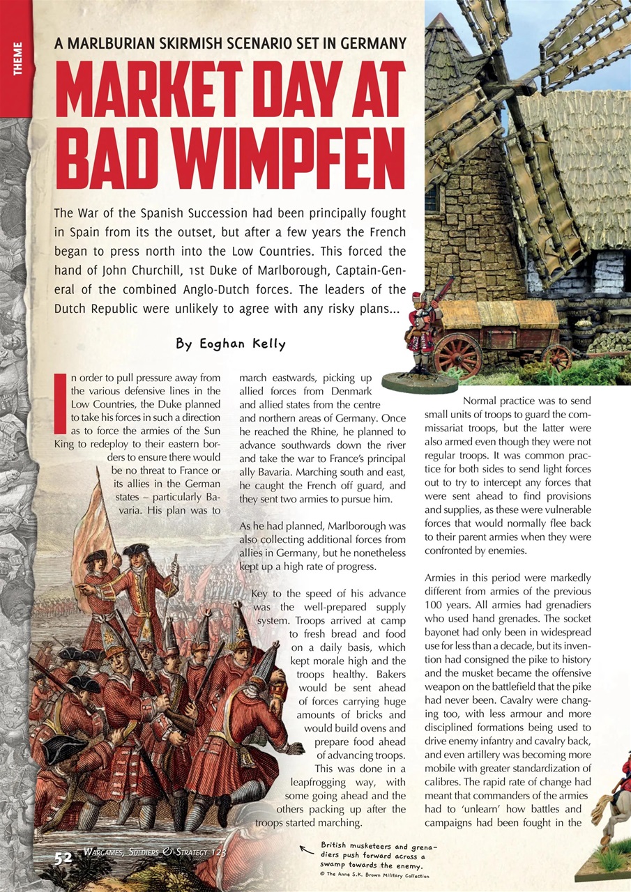 Wargames, Soldiers & Strategy Preview Pages