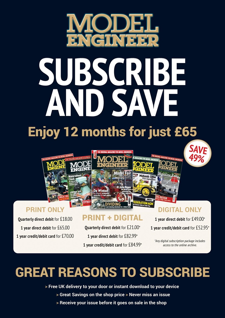 Model Engineer Preview Pages