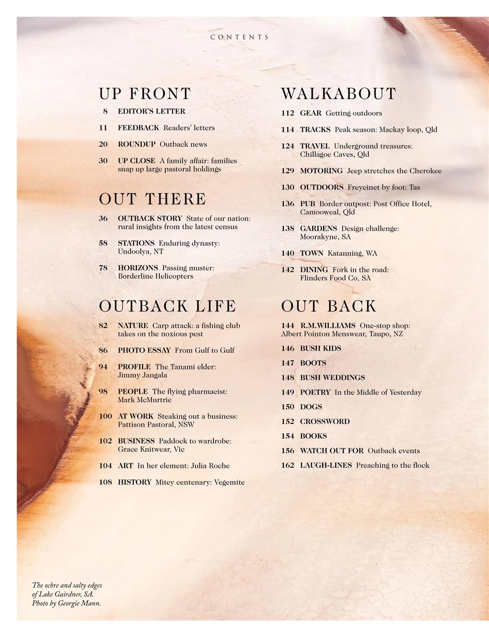 OUTBACK Magazine Preview Pages