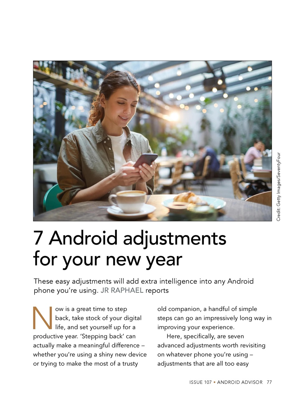 Android Advisor Preview Pages