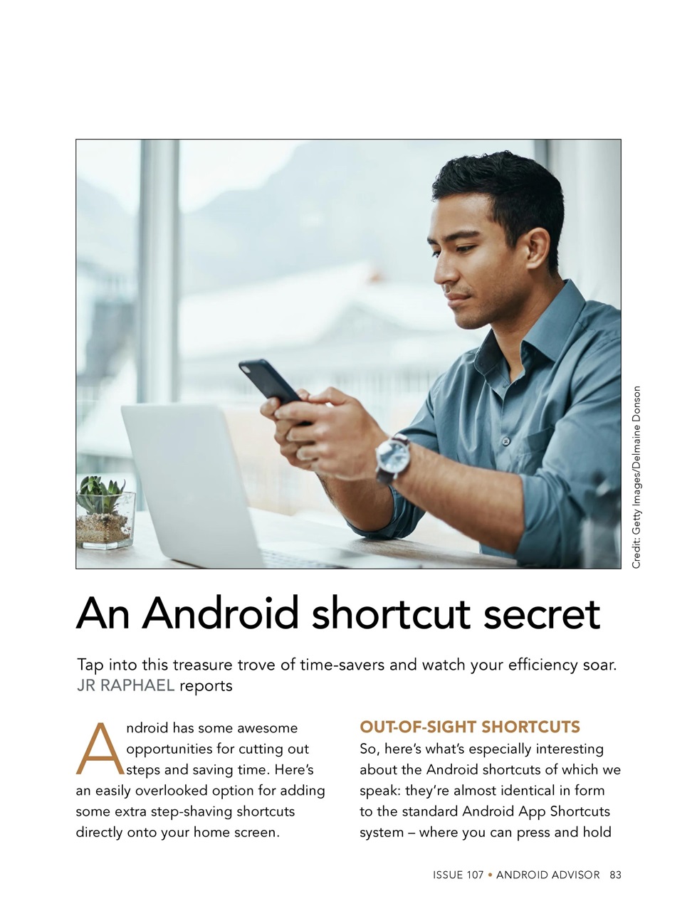 Android Advisor Preview Pages