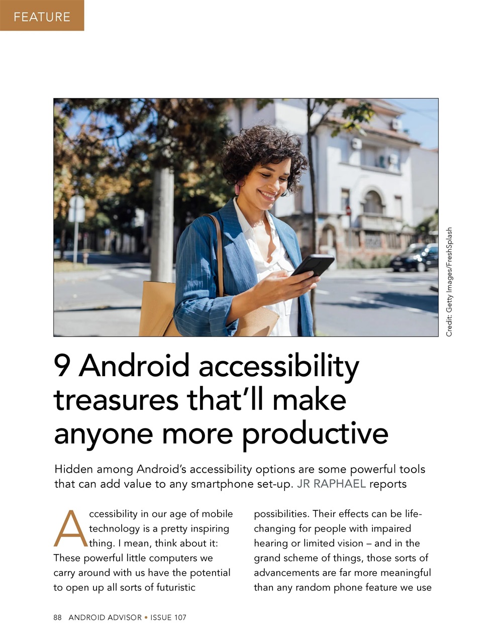Android Advisor Preview Pages