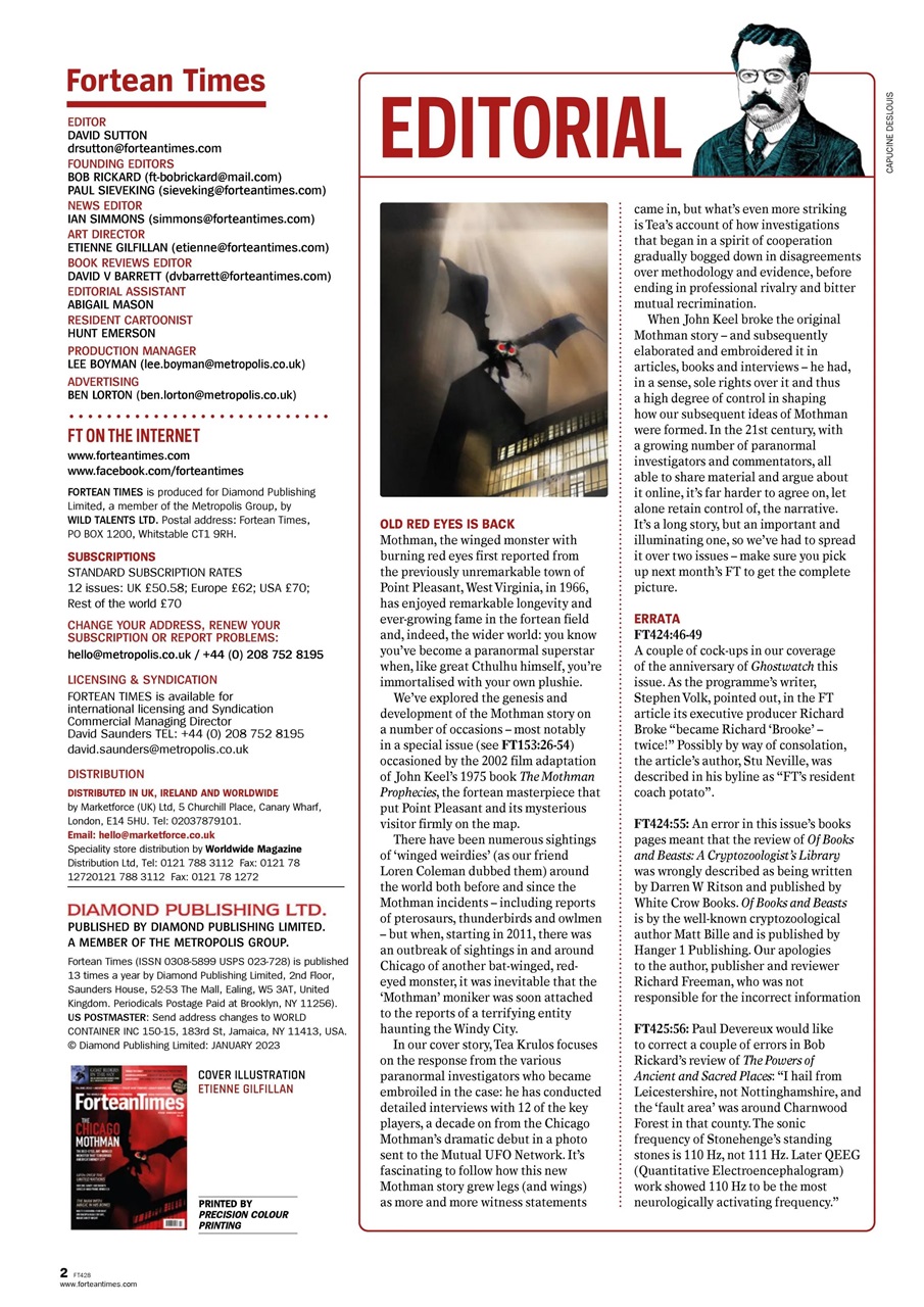 Fortean Times Preview Pages