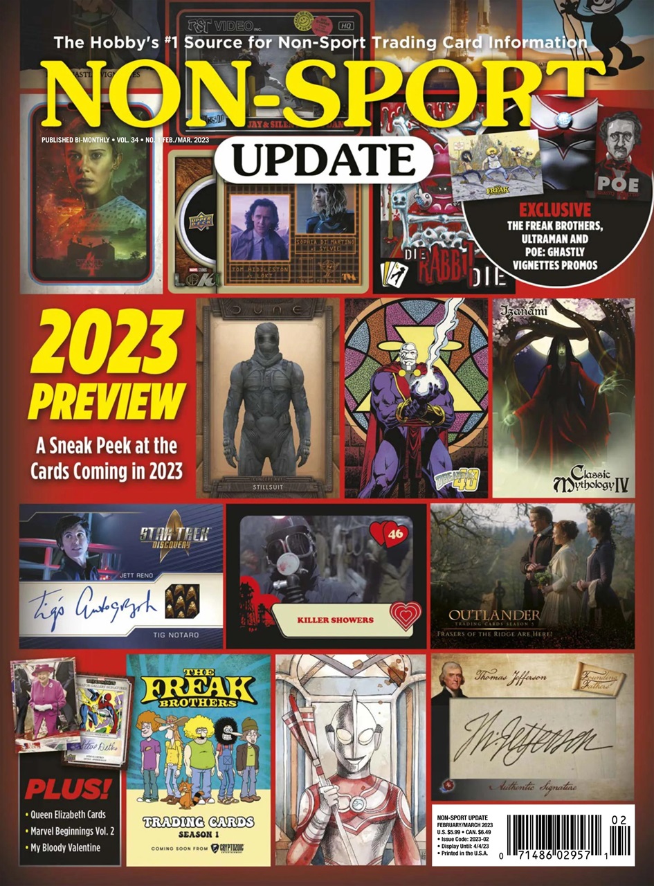Non-Sport Update Magazine Preview Pages