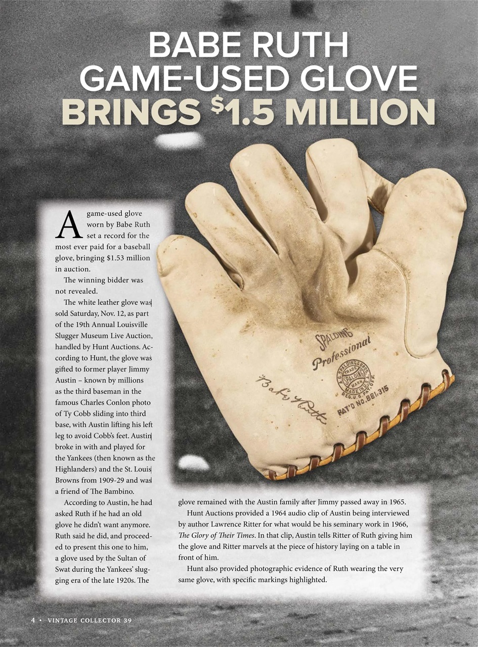 Beckett Vintage Collector Magazine Preview Pages