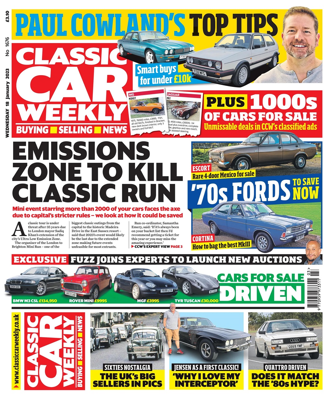 Classic Car Weekly Preview Pages