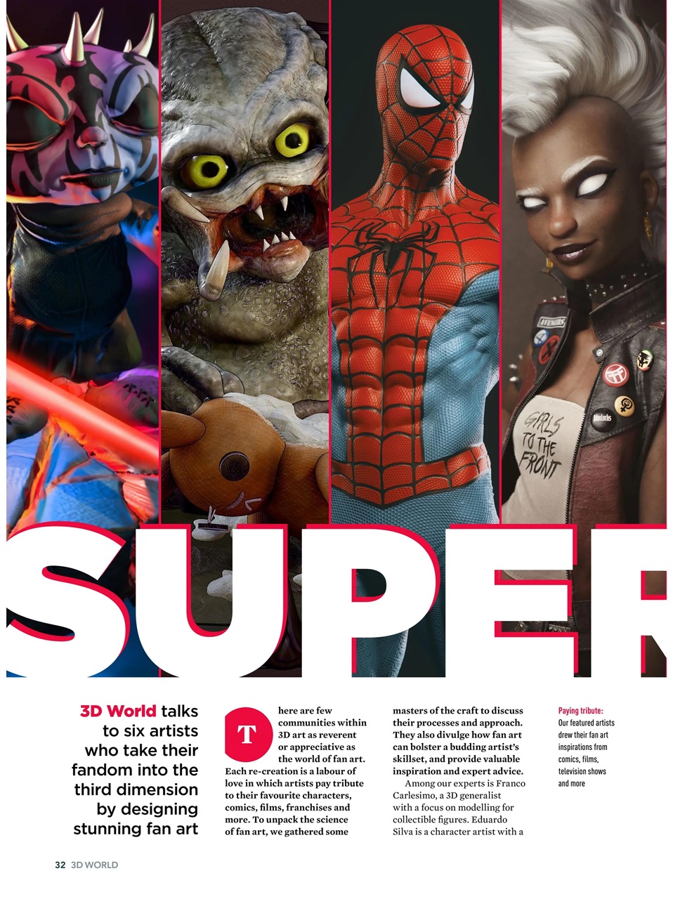 3D World Preview Pages