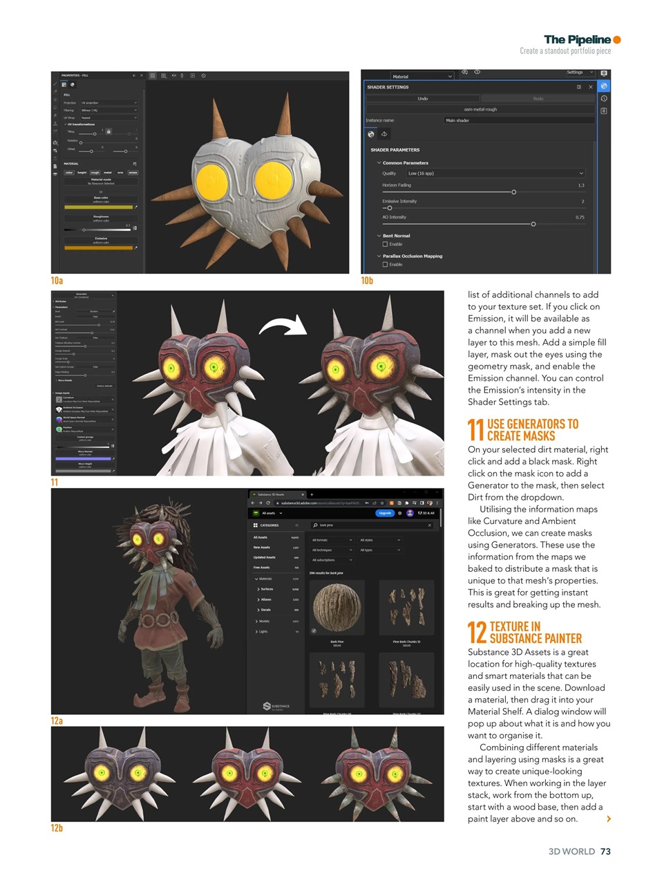 3D World Preview Pages