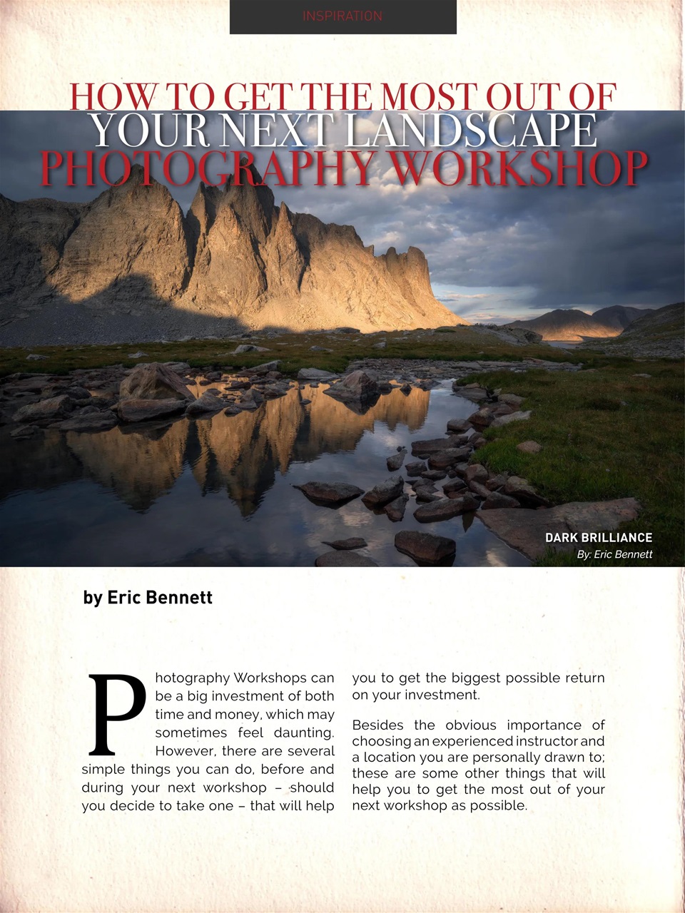Photography Masterclass Magazine Preview Pages