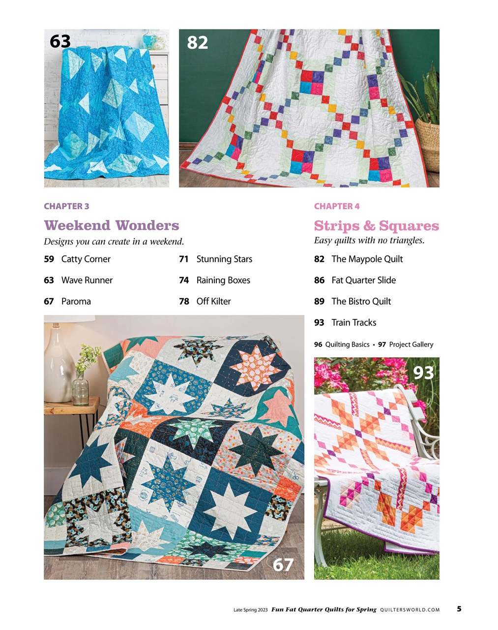 Quilter's World Preview Pages