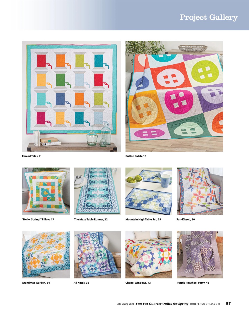 Quilter's World Preview Pages