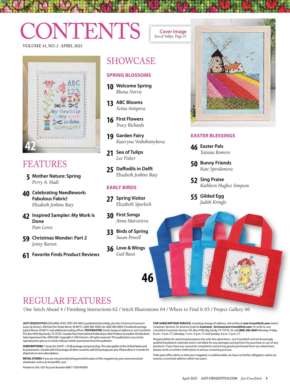Just CrossStitch Preview Pages