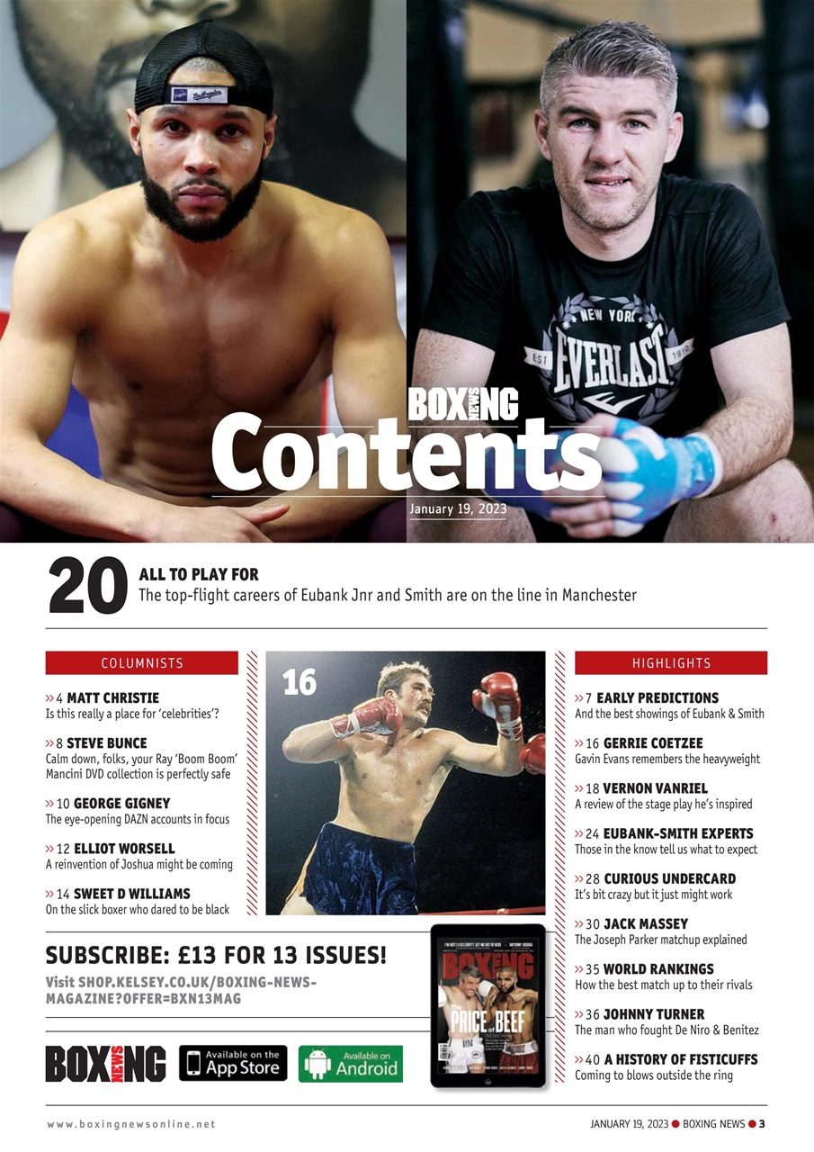Boxing News Preview Pages