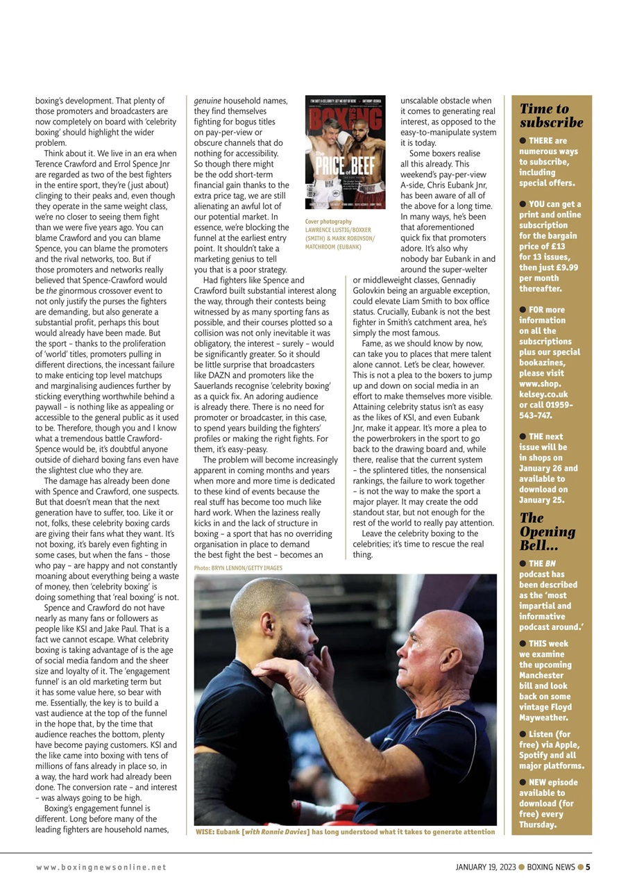 Boxing News Preview Pages