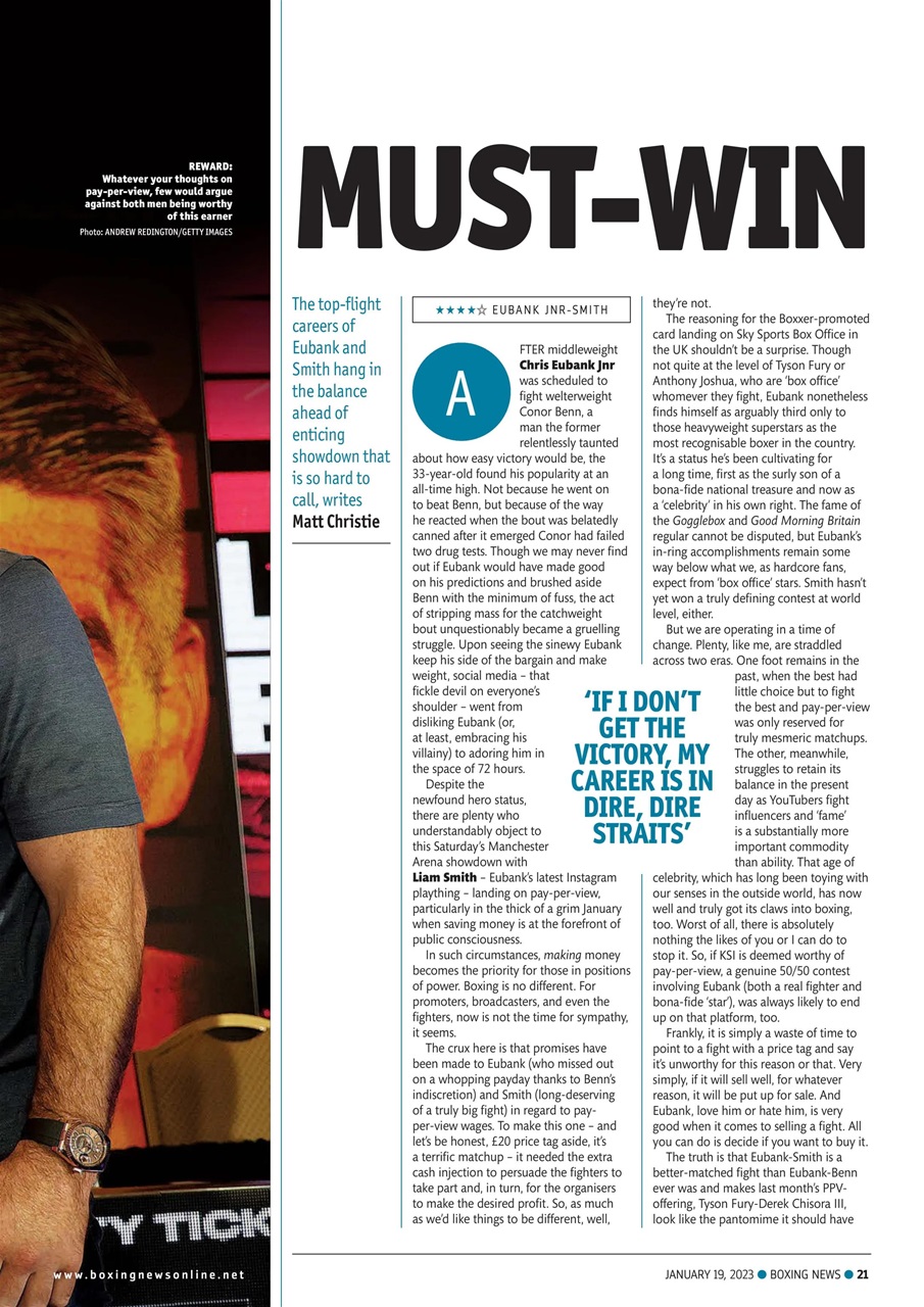 Boxing News Preview Pages