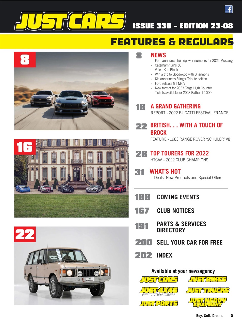 JUST CARS Preview Pages