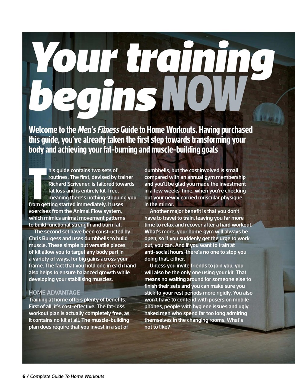 Men’s Fitness Guides Preview Pages
