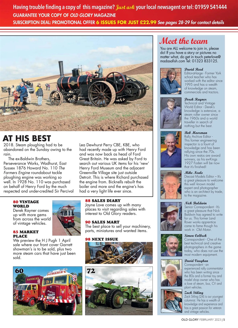 Old Glory Magazine Preview Pages