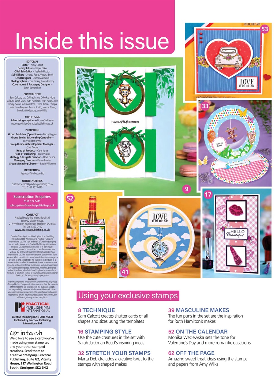 Creative Stamping Preview Pages