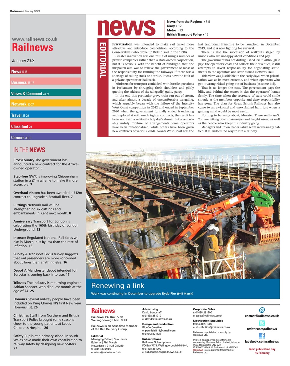 Railnews Preview Pages