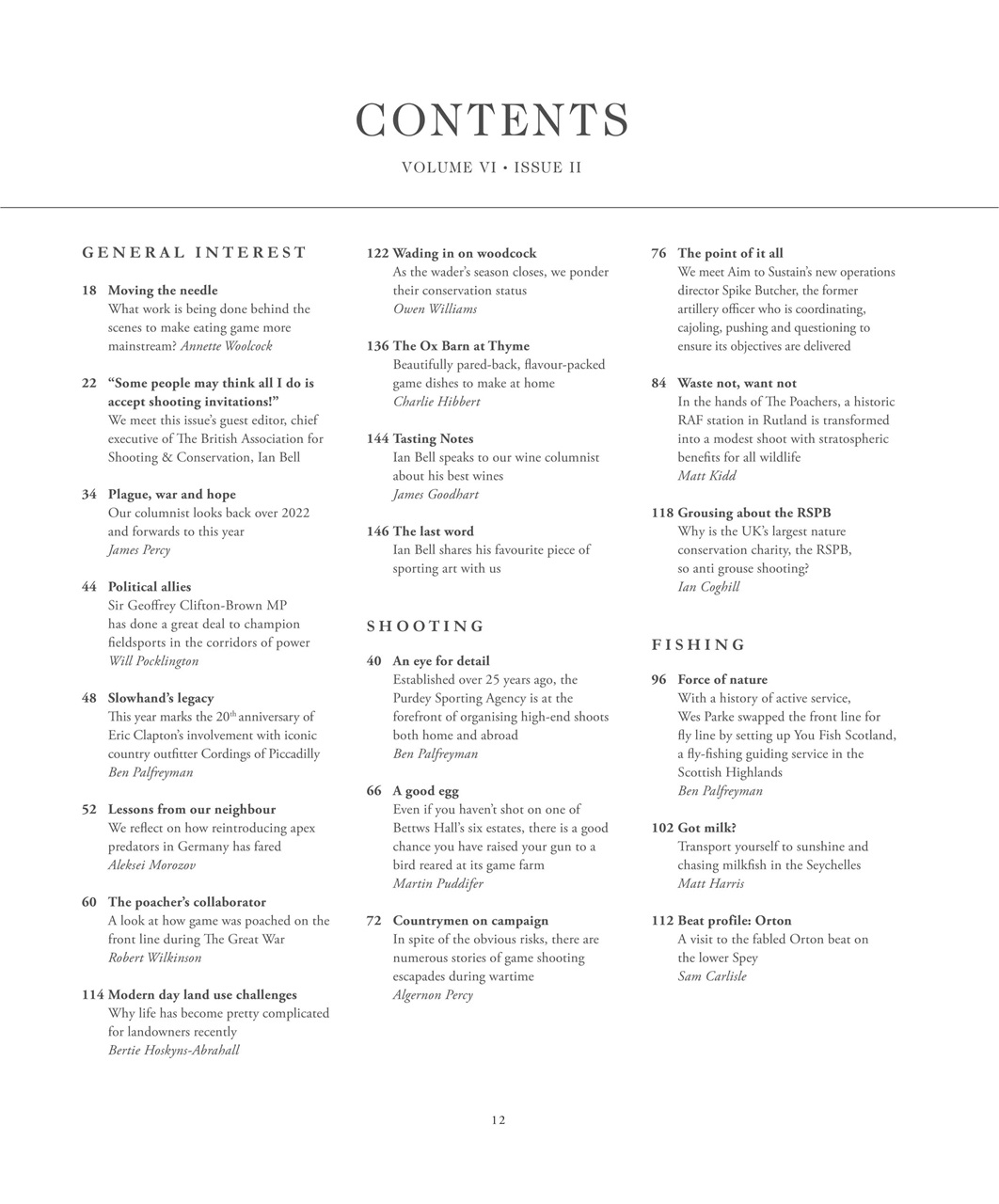 Fieldsports Journal Preview Pages