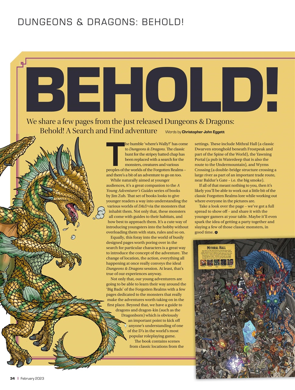 Tabletop Gaming Preview Pages